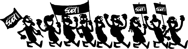 Manifestant-es SUD Culture Solidaires