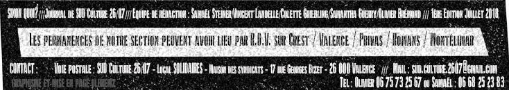 Permanences SUD Culture 26/07 - SUD Culture Solidaires Permanences SUD Culture 26/07 - SUD Culture Solidaires