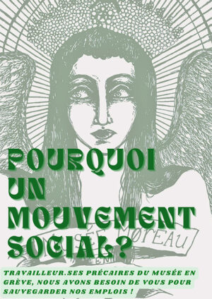 Grève au musée Gustave Moreau